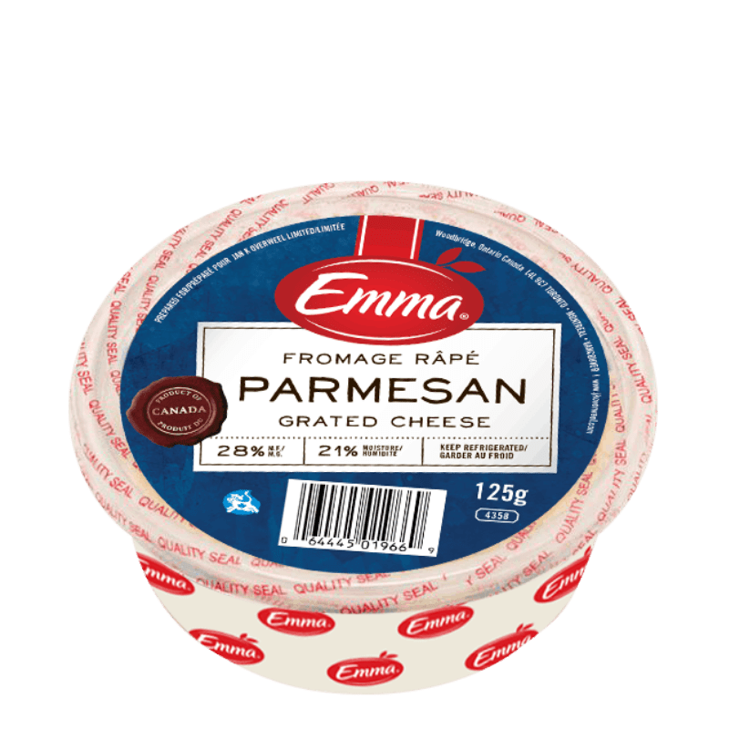 EMMA® Grated 100% Parmesan Tubs