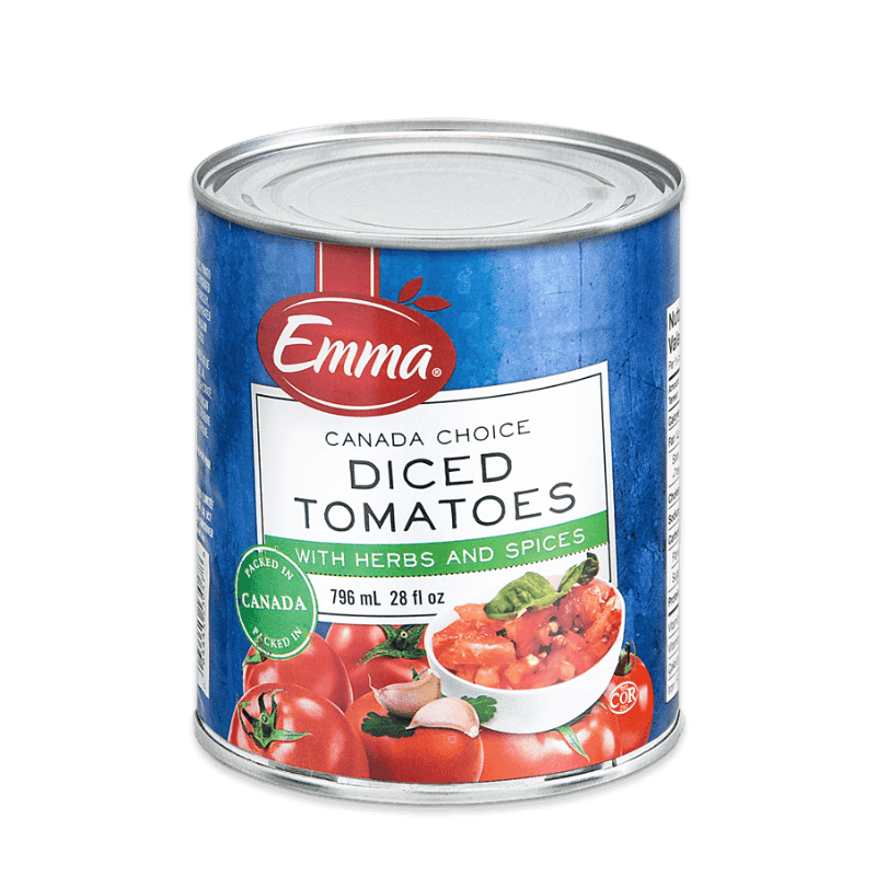 EMMA® Diced Tomatoes Herb & Spice – Domestic