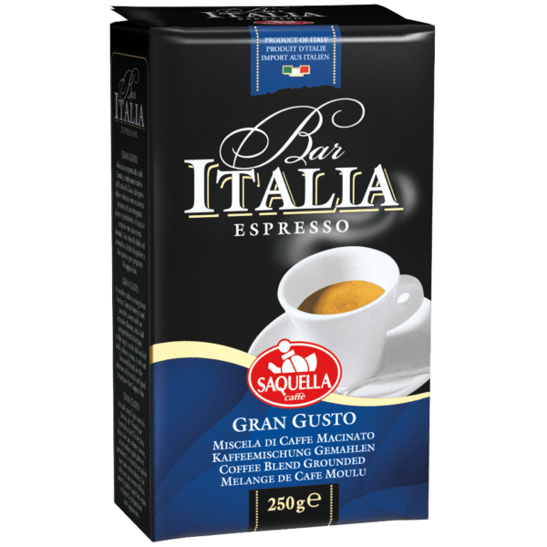 Saquella Bar Italia Gran Gusto Ground Caffe - Bags-0
